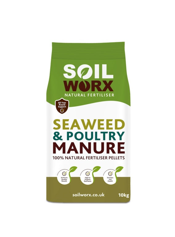 Soilworx Seaweed & Poultry Manure Pellets 10kg Bag