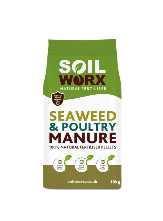 Soilworx Seaweed & Poultry Manure Pellets 10kg Bag