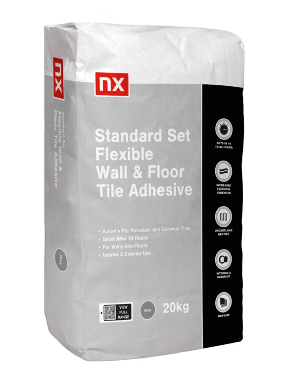 NX Standard Set Grey Flexible Tile Adhesive