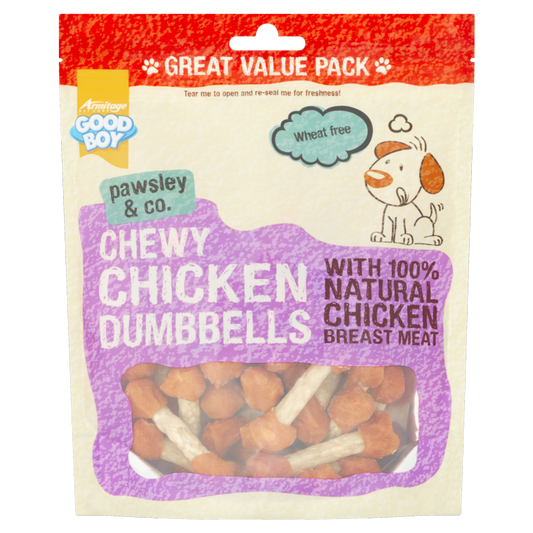 Chewy Chicken Dumbells Treats