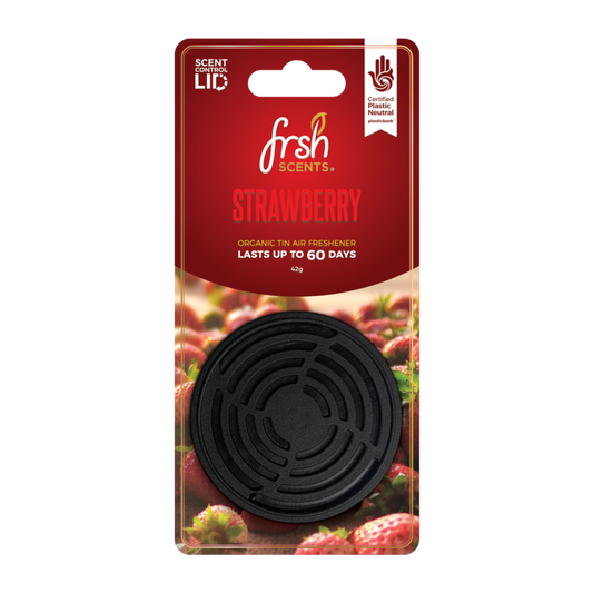 JRP Fresh Tin Air Freshener Carded Strawberry