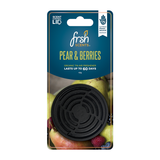 JRP Fresh Tin Air Freshener Carded Pear & Berries