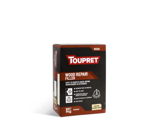 Toupret Wood Repair Filler 1kg Natural
