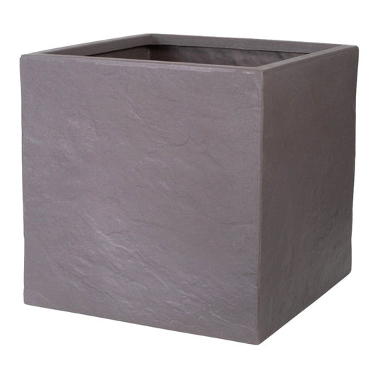Strata Riven Cappuccino Large Square Planter 38cm