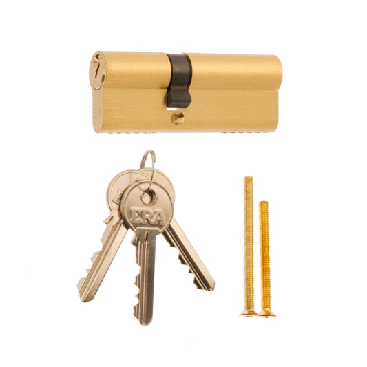 Era Double Euro Cylinder Brass 35/45