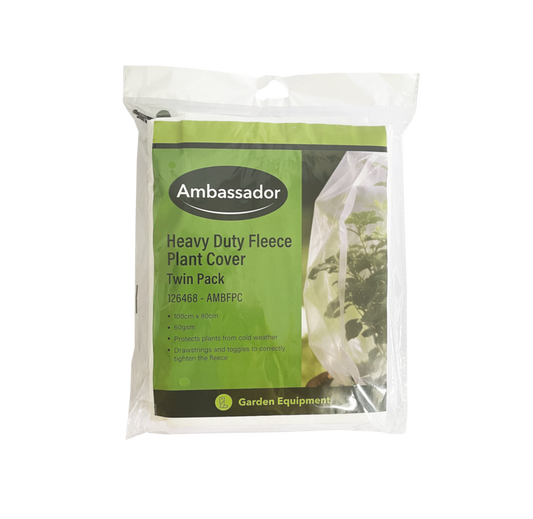 Ambassador Heavy Duty Fleece Plant Cover Twin Pack