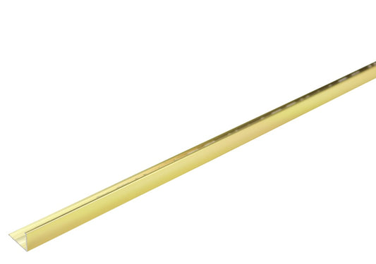 Tile Rite Metal Tile Trim Bright Gold 12mm