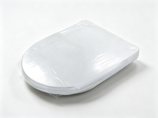 SupaHome Quick Release Soft Closing Seat D Shape White