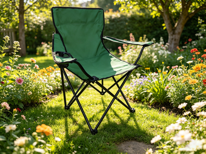 Pagoda Folding Camping Chair Dark Green