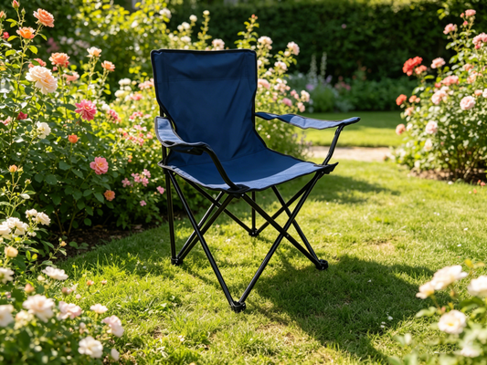Pagoda Folding Camping Chair Navy