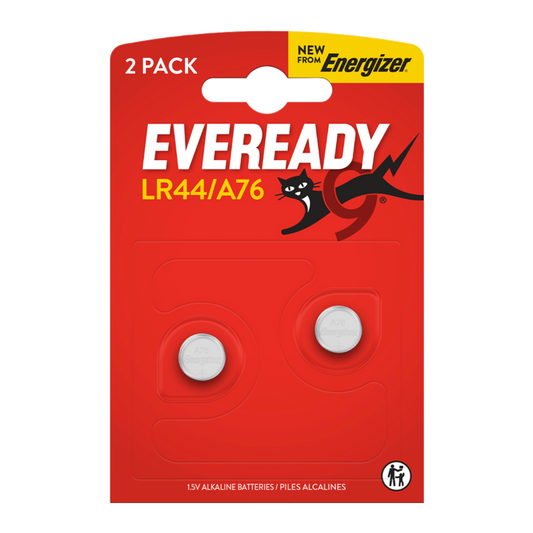 Eveready LR44 Batteries Card of 2