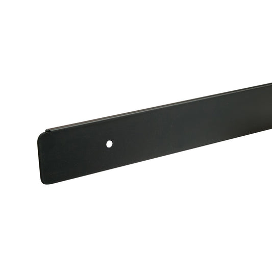 Unika Radius Worktop End Cap 6mm x 40mm Black