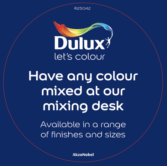 Dulux Retail Independent Mixing Round Wobbler 100 x 100mm