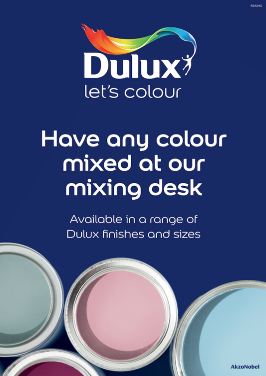 Dulux Retail Independent Colour Mixing Poster