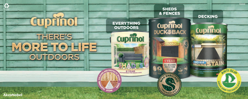 Cuprinol Retail Independent Headerboard