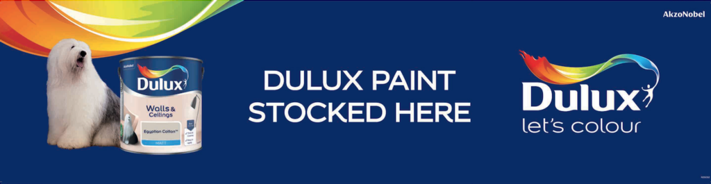 Dulux Paint Stocked Here Exterior Banner