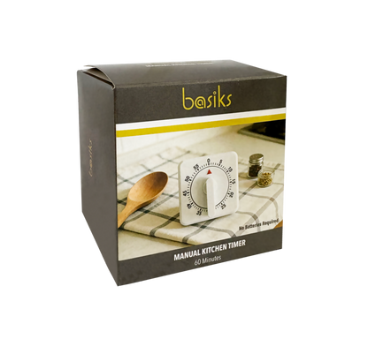 Basiks Manual Kitchen Timer 60 Minutes