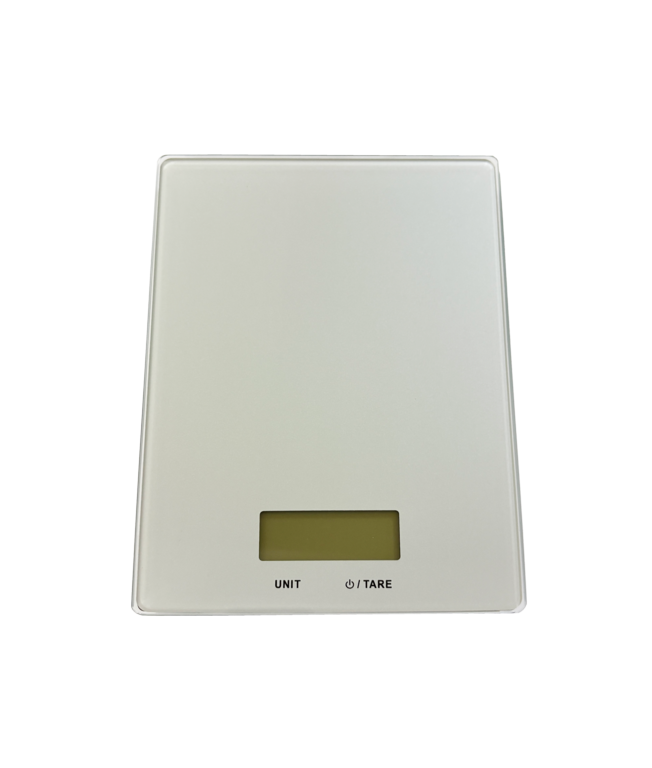 Basiks Glass Digital Scale Silver