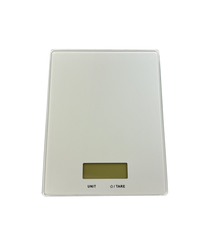 Basiks Glass Digital Scale Silver