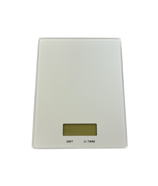 Basiks Glass Digital Scale Silver