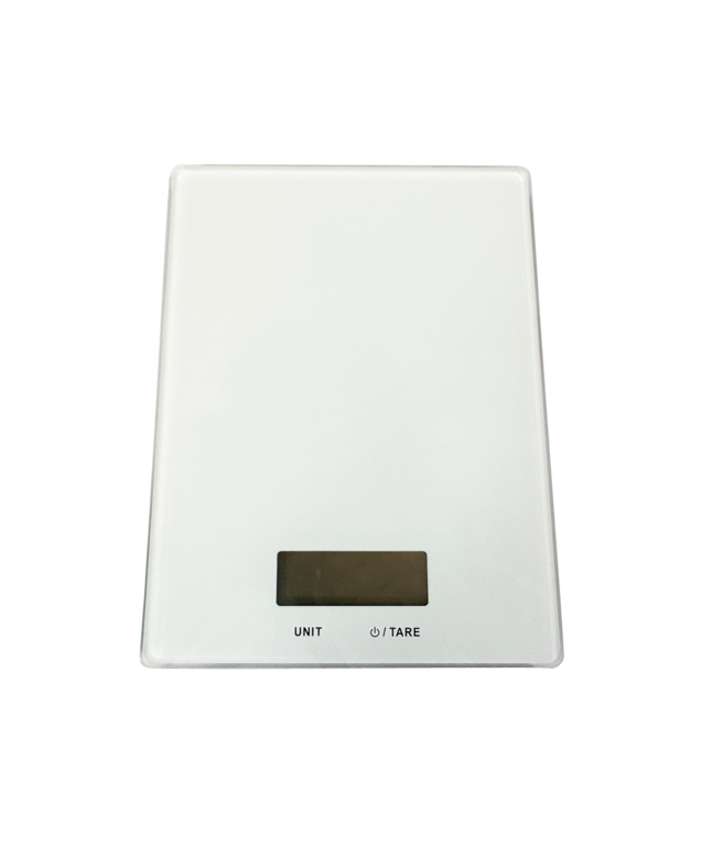 Basiks Glass Digital Scale White