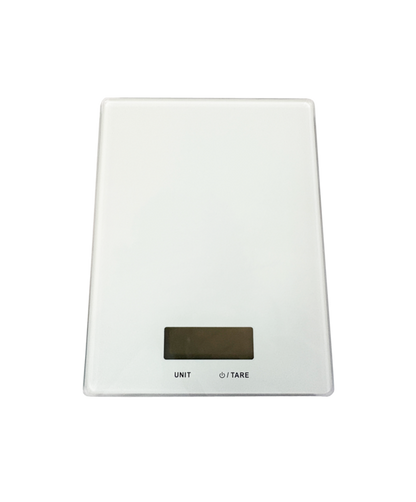 Basiks Glass Digital Scale White