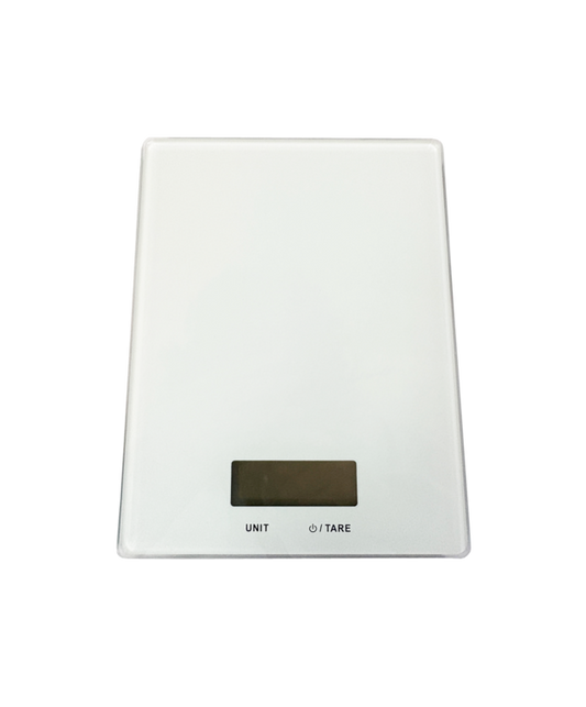 Basiks Glass Digital Scale White