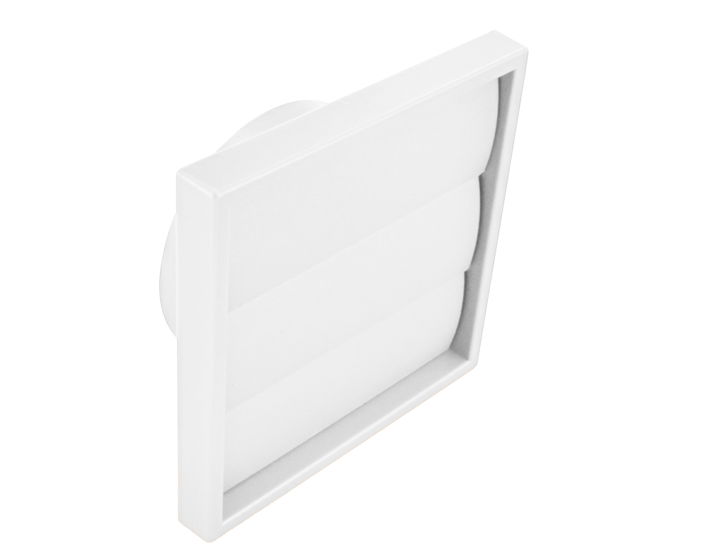Securit Gravity Wall Flap Outlet 100mm