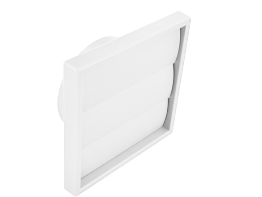 Securit Gravity Wall Flap Outlet 100mm