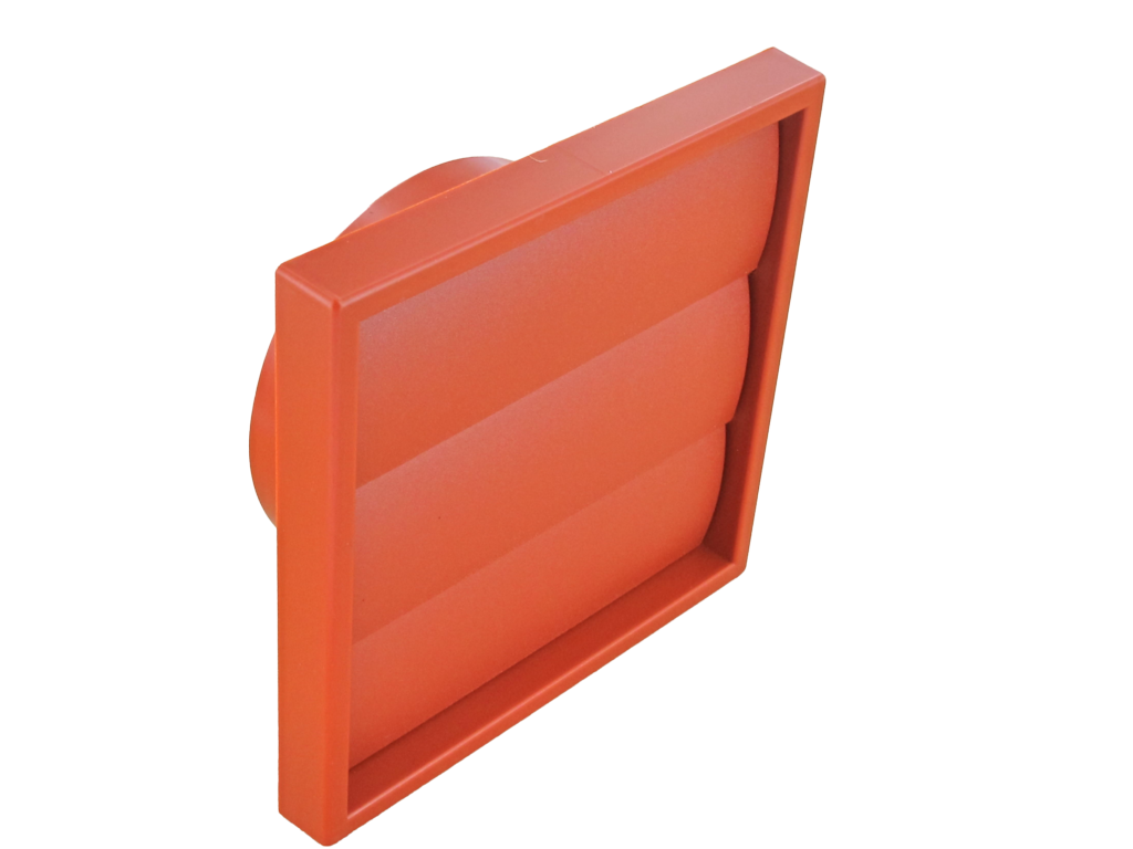 Securit Gravity Wall Flap Outlet 100mm