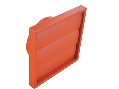 Securit Gravity Wall Flap Outlet 100mm