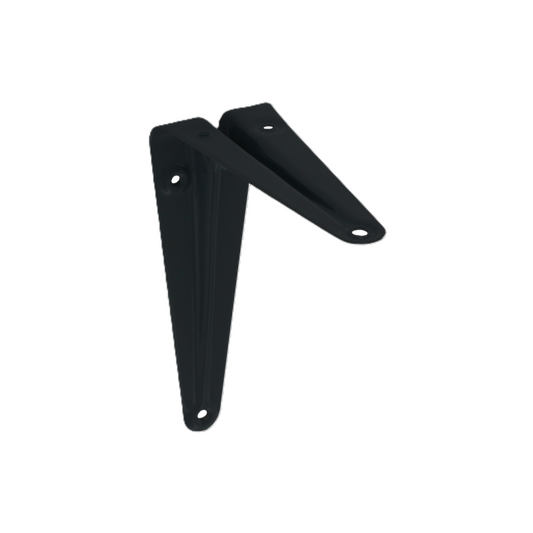 Smiths Ironmongery London Shelf Bracket Black 14" x 12"