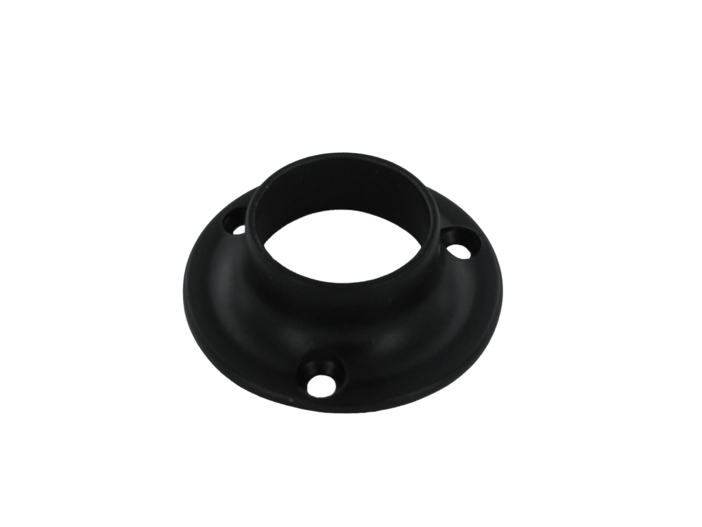 Securit End Socket Black 25mm Pack 2