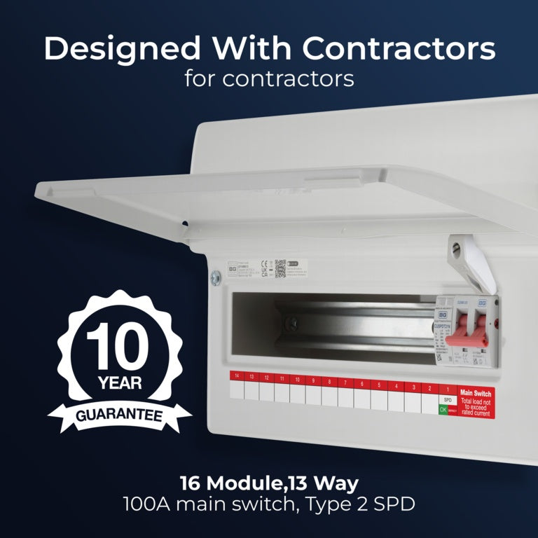 BG Consumer Unit 13 Way Unpopulated