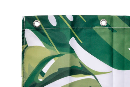 Croydex Shower Curtain 1800mm Green Botanical