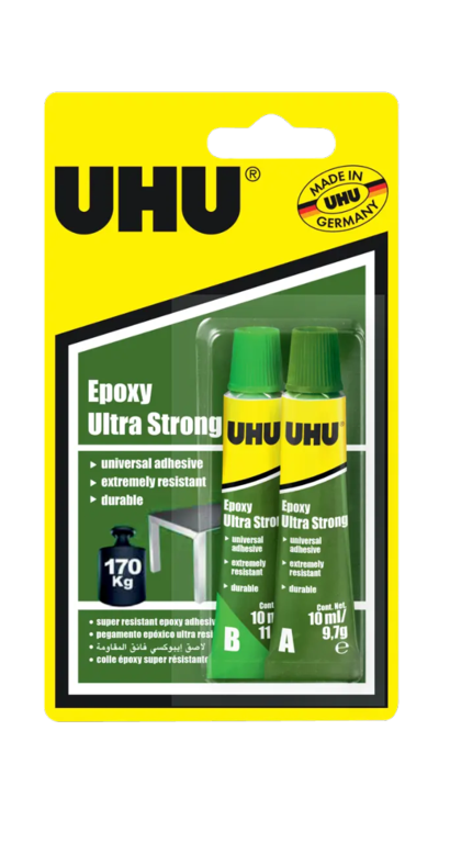 UHU Epoxy Ultra Strong 2 x 10ml Blister Pack