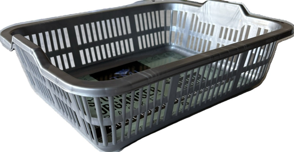 TML Storage Organiser Basket Silver