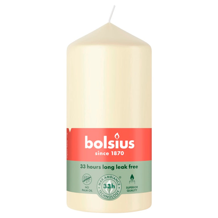 Bolsius Pillar Candle Pearl 12cm