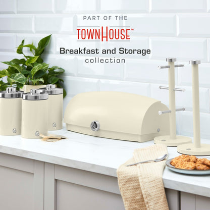 Swan Townhouse Canisters Set Of 3 Cream 1.6L