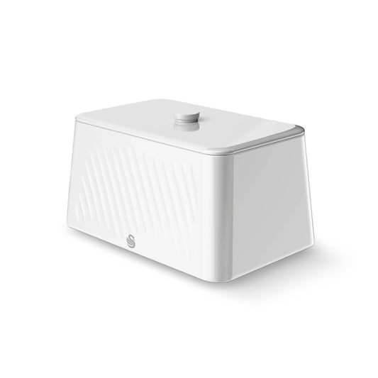 Swan Windsor Bread Bin White