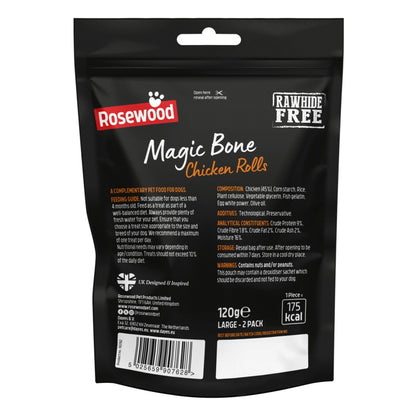 ROSEWOOD Magic Roll Chicken Rolls Pack 2 120g