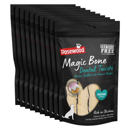 ROSEWOOD Magic Dental Twists Pack 4 120g