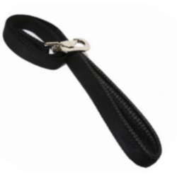 ROSEWOOD Black Medium Dog Collar 16"