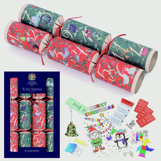 Tom Smith 12 Days Of Christmas Crackers 12.5" Pack 8
