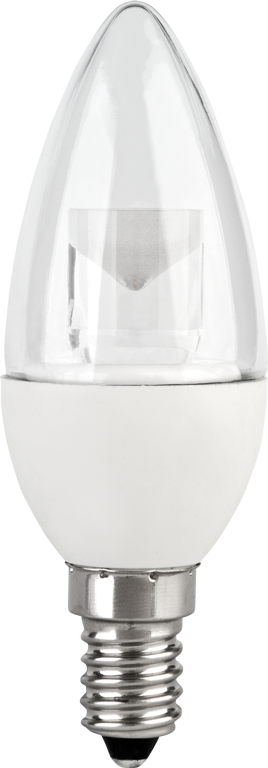 TCP LED Candle Prism Wh Cle E14 15h 27 Single