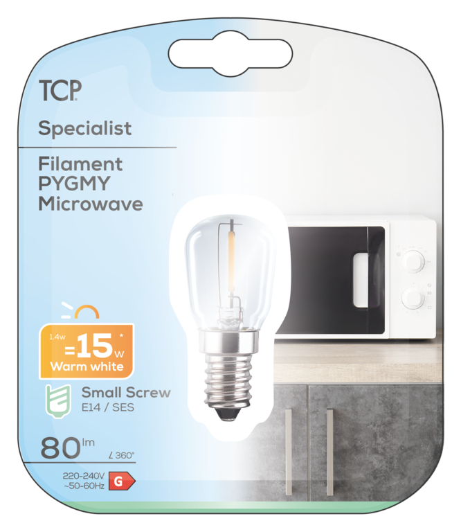 TCP Filament Microwave Lamp 80 Lumens