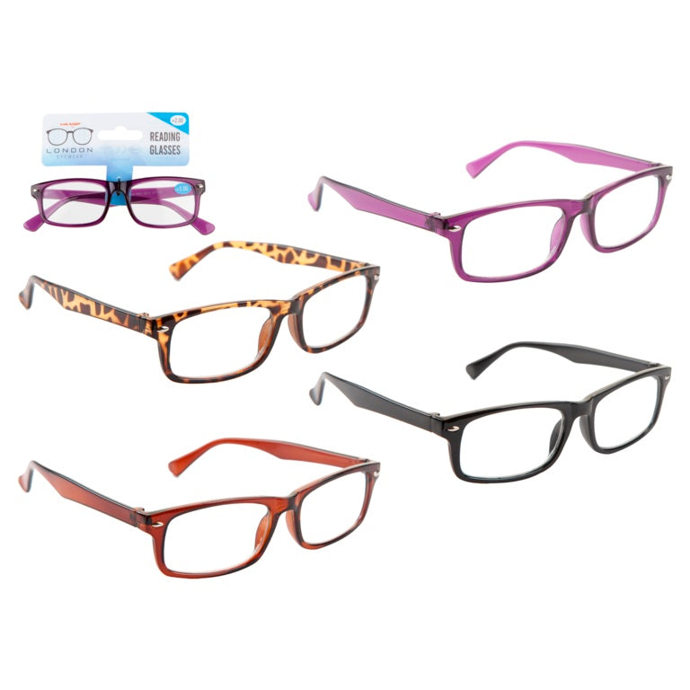Pms Reading Glasses 5 Strengths 4 Colours