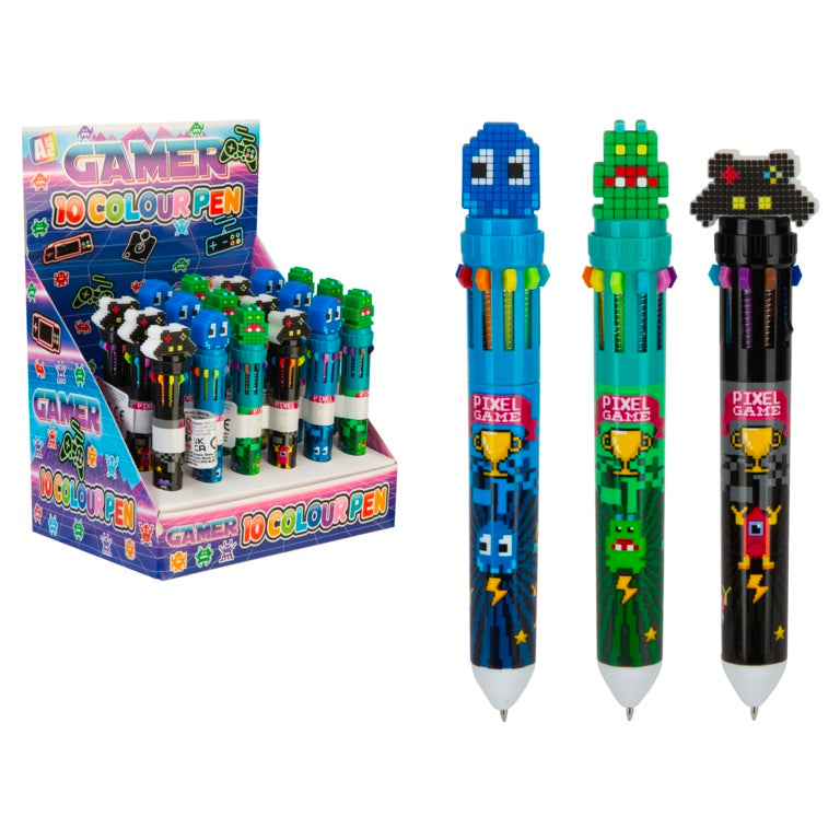 Pms Gamer V2 10 Colour Pen Assorted