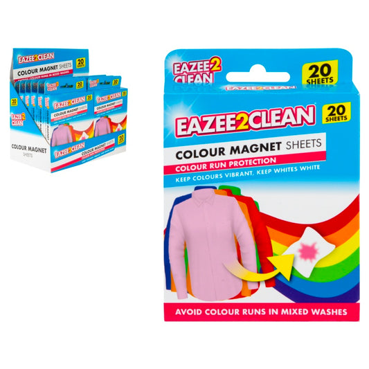 Eazee2clean Colour Magnet Sheets Pack 20