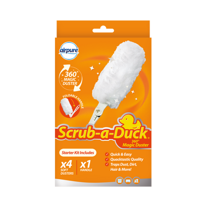Airpure Scrub A Duck 360 Magic Duster Pack 4